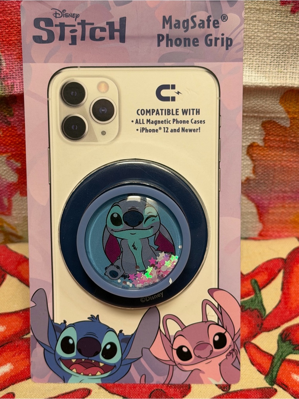 Disney Stitch MagSafe Phone Grip and Cable End Protectors